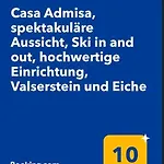 Casa Admisa, Spektakulaere Aussicht, In And Out, Hochwertige Einrichtung, Valserstein Und Eiche 아파트 필름