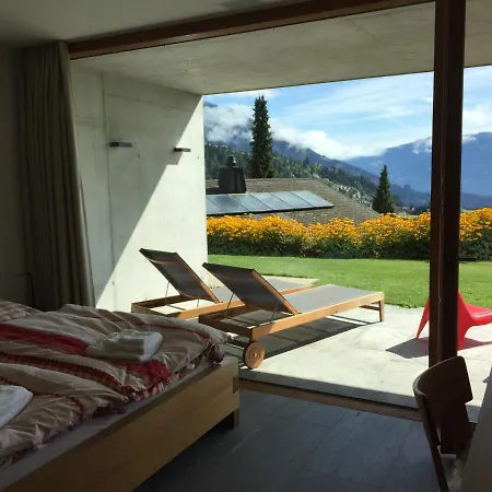 Lägenhet Casa Admisa, Spektakulaere Aussicht, In And Out, Hochwertige Einrichtung, Valserstein Und Eiche