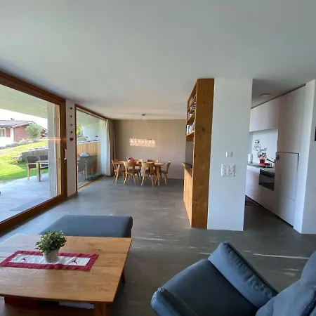 Casa Admisa, Spektakulaere Aussicht, In And Out, Hochwertige Einrichtung, Valserstein Und Eiche Appartamento