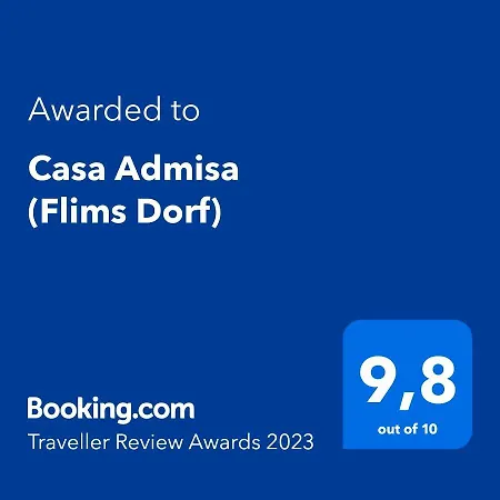 Casa Admisa, Spektakulaere Aussicht, In And Out, Hochwertige Einrichtung, Valserstein Und Eiche Flims
