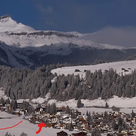Appartement Casa Admisa, Spektakulaere Aussicht, In And Out, Hochwertige Einrichtung, Valserstein Und Eiche Flims