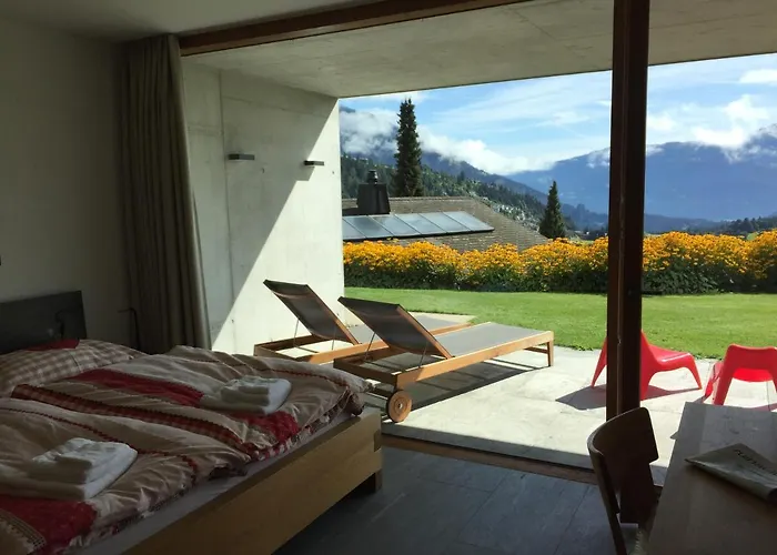 Appartement Casa Admisa, Spektakulaere Aussicht, In And Out, Hochwertige Einrichtung, Valserstein Und Eiche