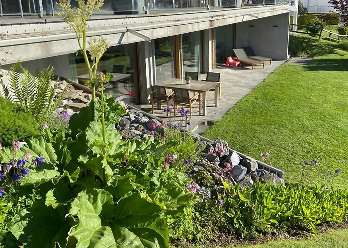 Daire Casa Admisa, Spektakulaere Aussicht, In And Out, Hochwertige Einrichtung, Valserstein Und Eiche *