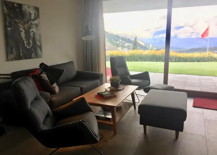 Daire Casa Admisa, Spektakulaere Aussicht, In And Out, Hochwertige Einrichtung, Valserstein Und Eiche