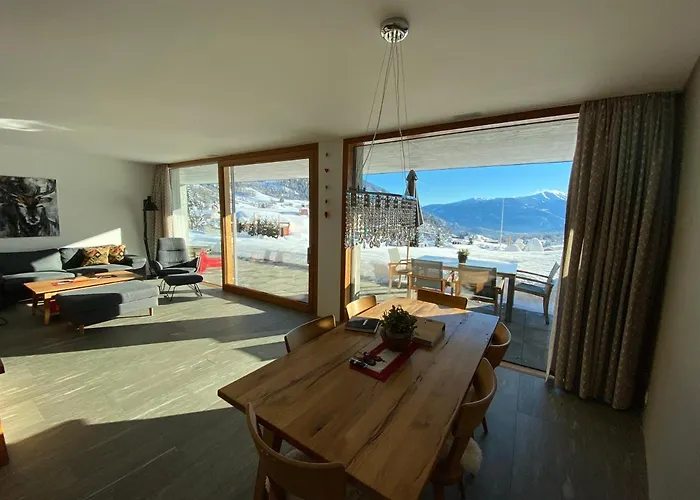 Casa Admisa, Spektakulaere Aussicht, In And Out, Hochwertige Einrichtung, Valserstein Und Eiche