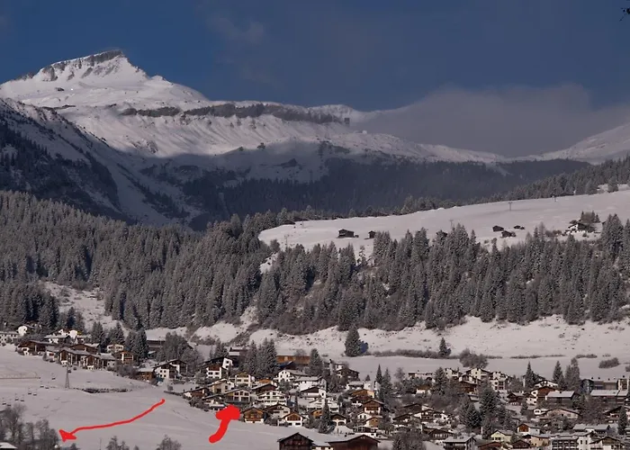 Apartament Casa Admisa, Spektakulaere Aussicht, In And Out, Hochwertige Einrichtung, Valserstein Und Eiche Flims